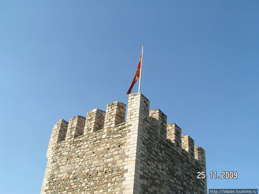 Одна из башен цитадели Скопье, Северная Македония