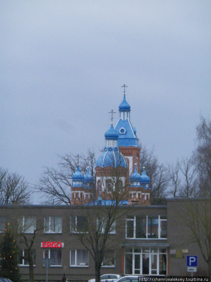 Православная церковь св. Георгия Бауска, Латвия