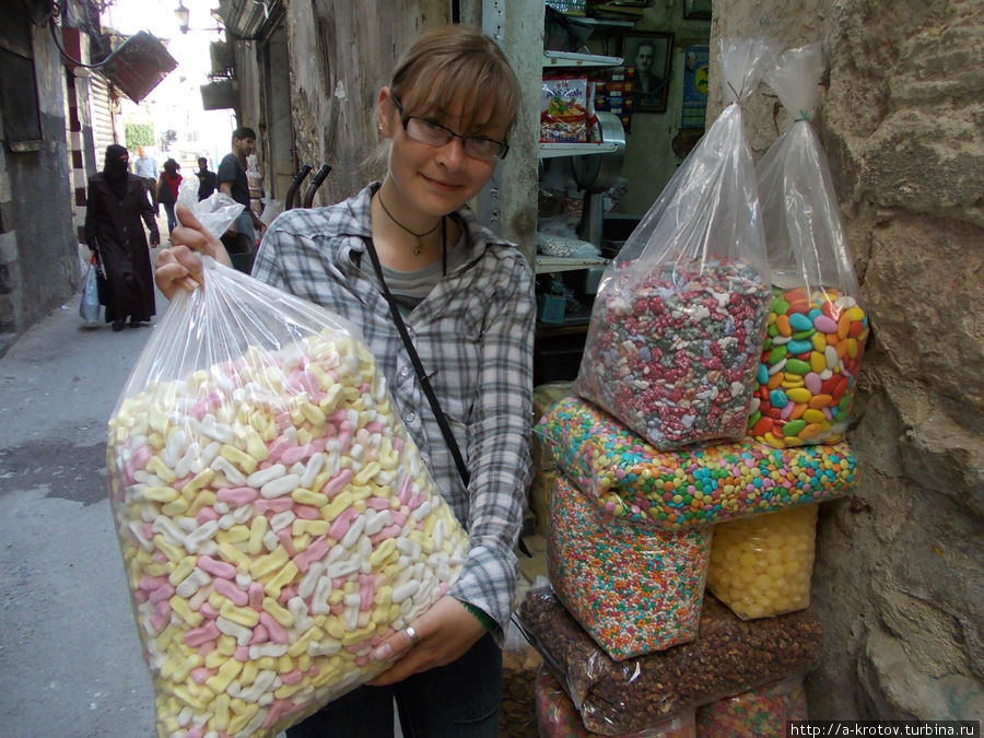 конфеты и печенья Дамаск, Сирия