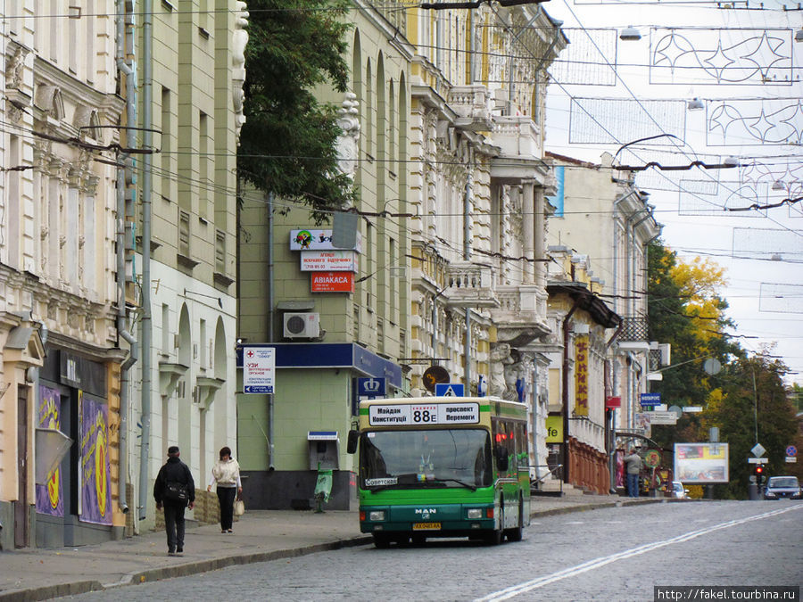 Автобус MAN NL202.2 на Сумской улице. Харьков, Украина