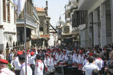 Все улицы Бабтумы были заполнены оркестрантами и зрителями