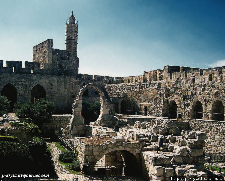 Общий вид Цитадели Иерусалим, Израиль