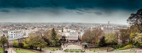 Панорама Парижа вид с Монмартра