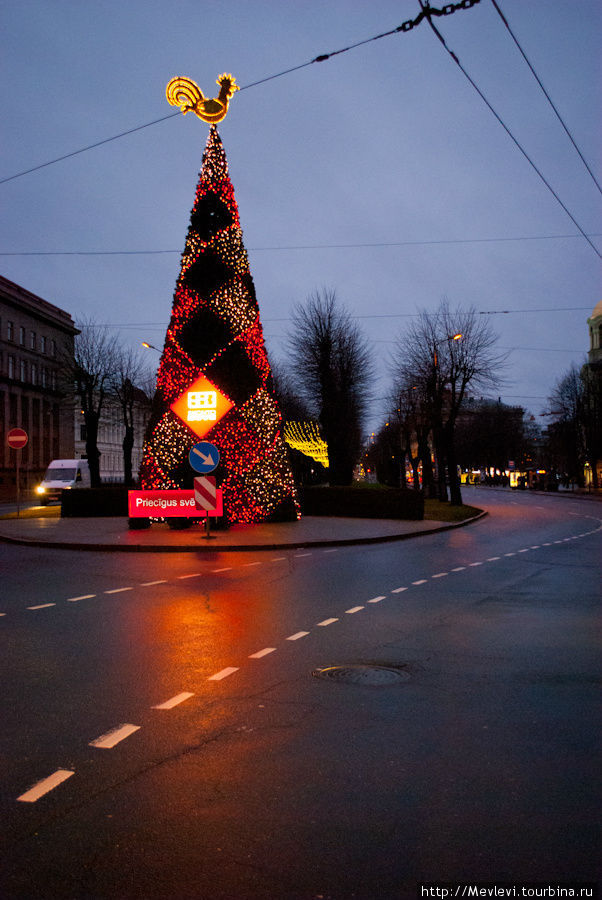 Рига на Рождество Рига, Латвия