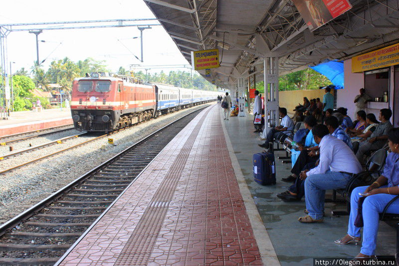 Железнодорожная станция Варкала Варкала, Индия