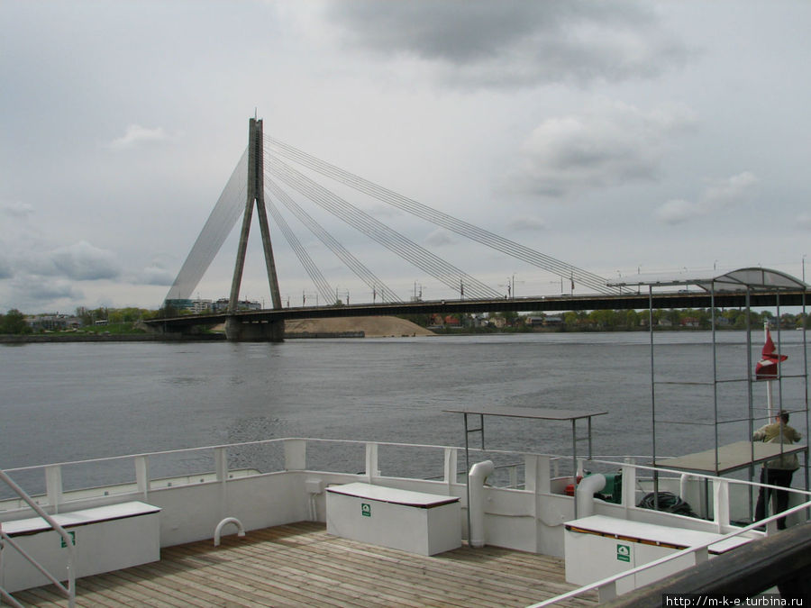 Вантовый мост Рига, Латвия