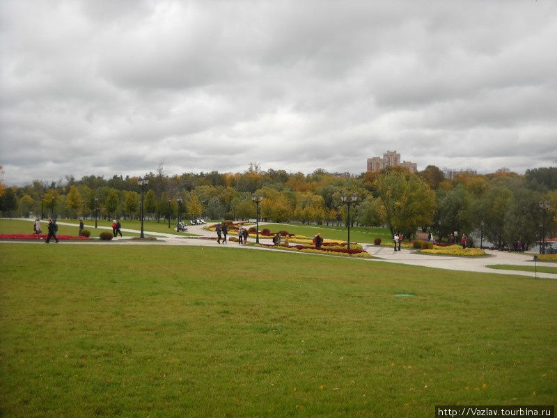 Панорама парка Москва, Россия