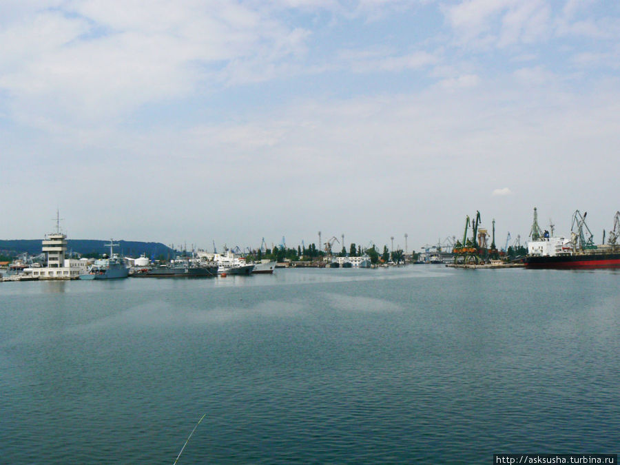 Самый крупный порт Болгарии Варна, Болгария