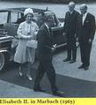 Королева Елизаветаа во время посещения Марбаха.24.05.1965 (Фото из Интернета)