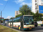 Редкий для Харькова автобус Van Hool T819CL.