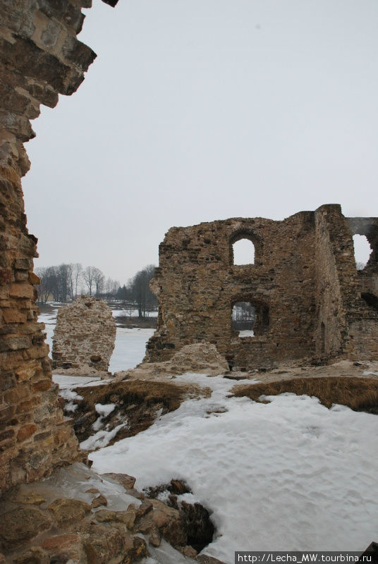 Развалины Кокнесе Лудза, Латвия