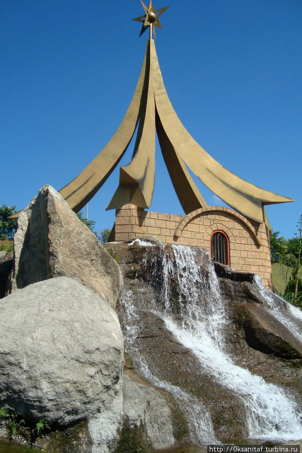 Чудесный парк при храме, где забываешь обо всём Апаресида, Бразилия