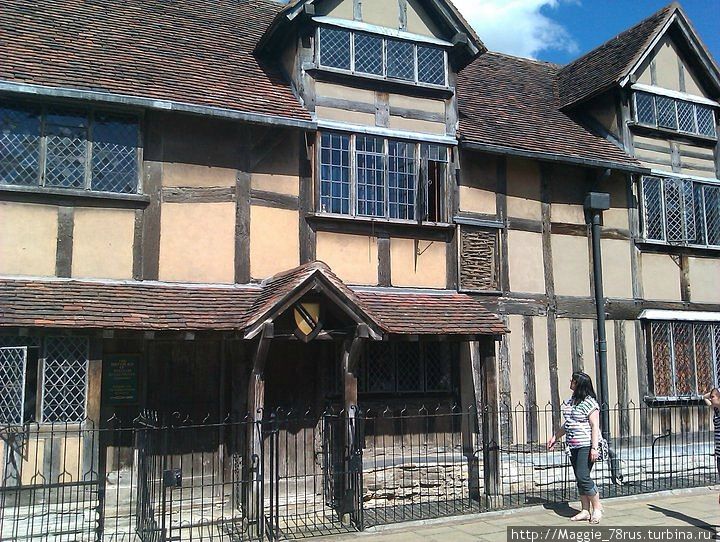 Здесь Шекспир родился Стратфорд-на-Эйвоне, Великобритания