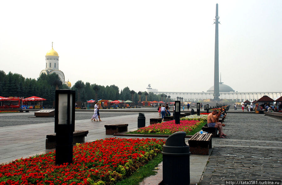 Парк Победы на Поклонной горе Москва, Россия