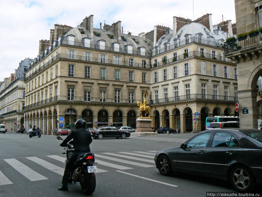 Улица Риволи — одна из самых длинных улиц в Париже. Соединят площадь Бастилии с площадью Согласия. Париж, Франция