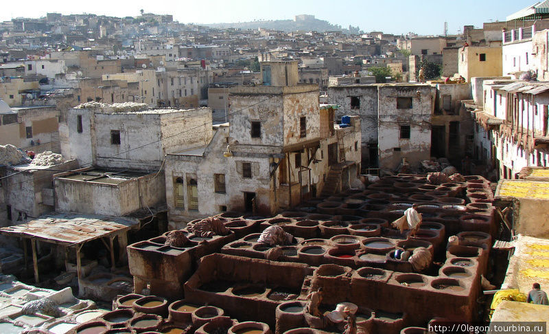 Вид на город Фес, Марокко