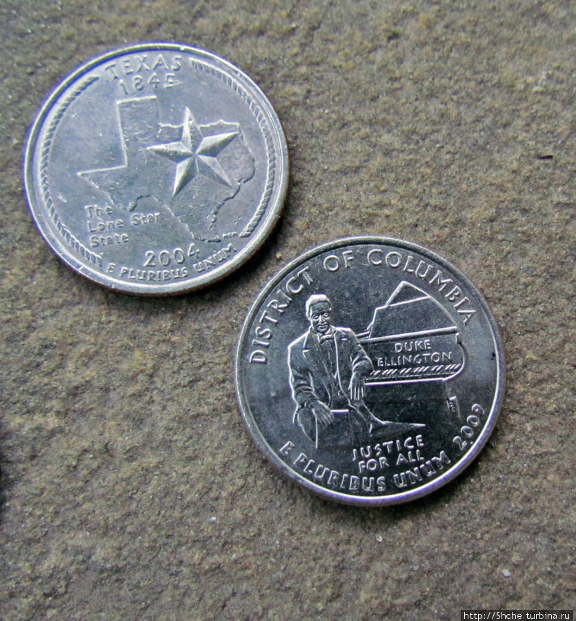 Собираем монеты-квотеры со штатами США CША