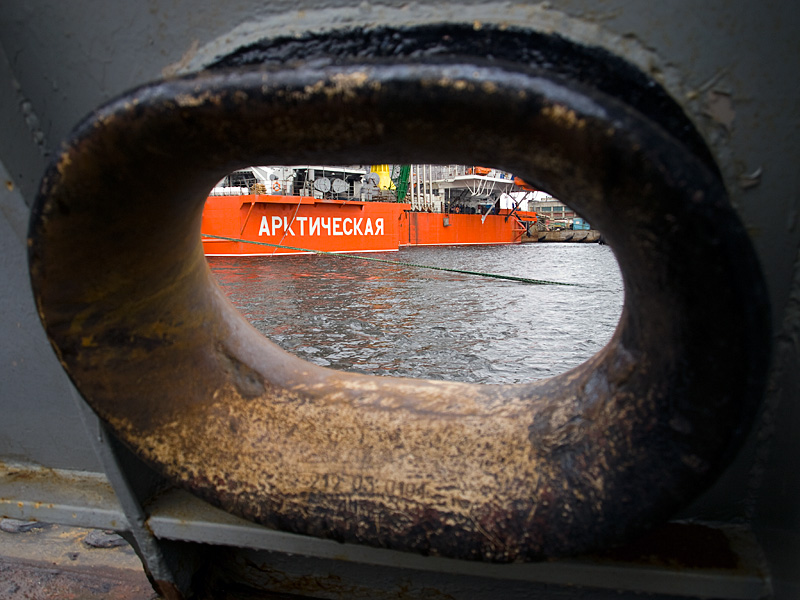 С борта буксира. С борта буксира.