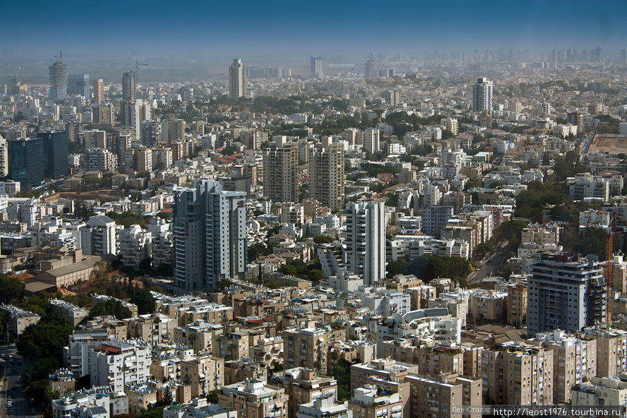 Тель-Авив с высоты птичъего полета Тель-Авив, Израиль