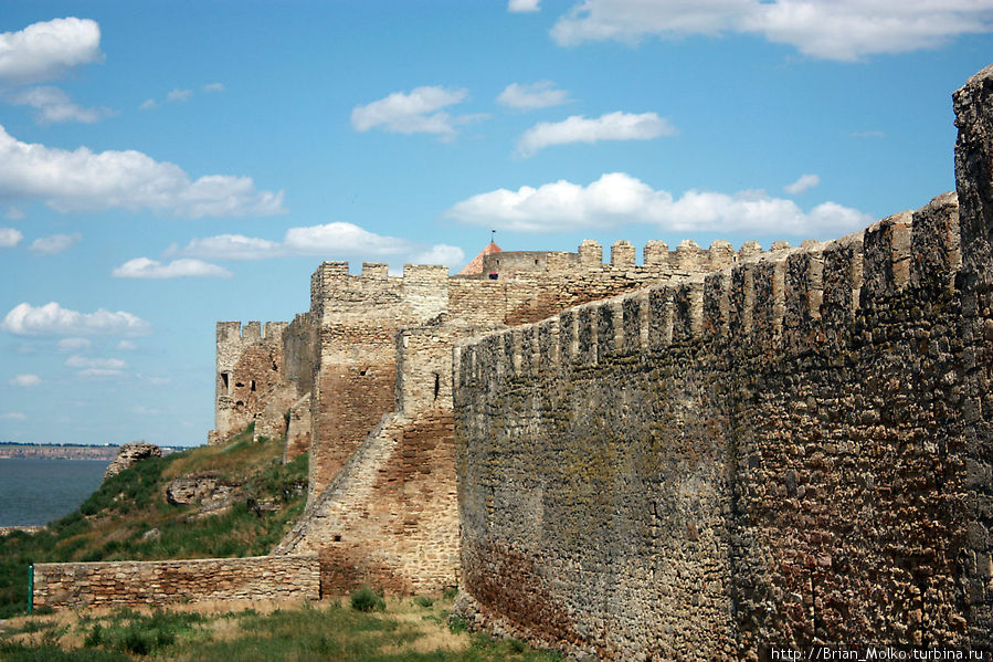 Вид на крепость со стороны лимана Белгород-Днестровский, Украина