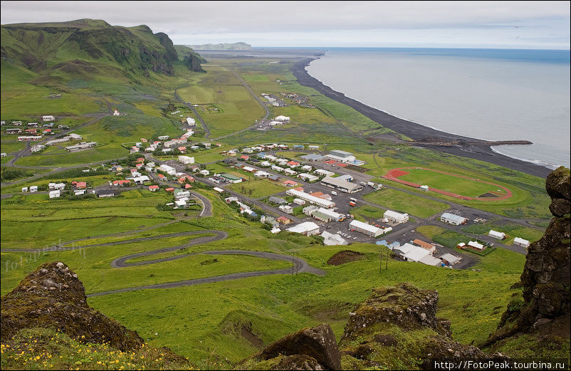 Городок Вик — самое влажное место в Исландии. Вик, Исландия