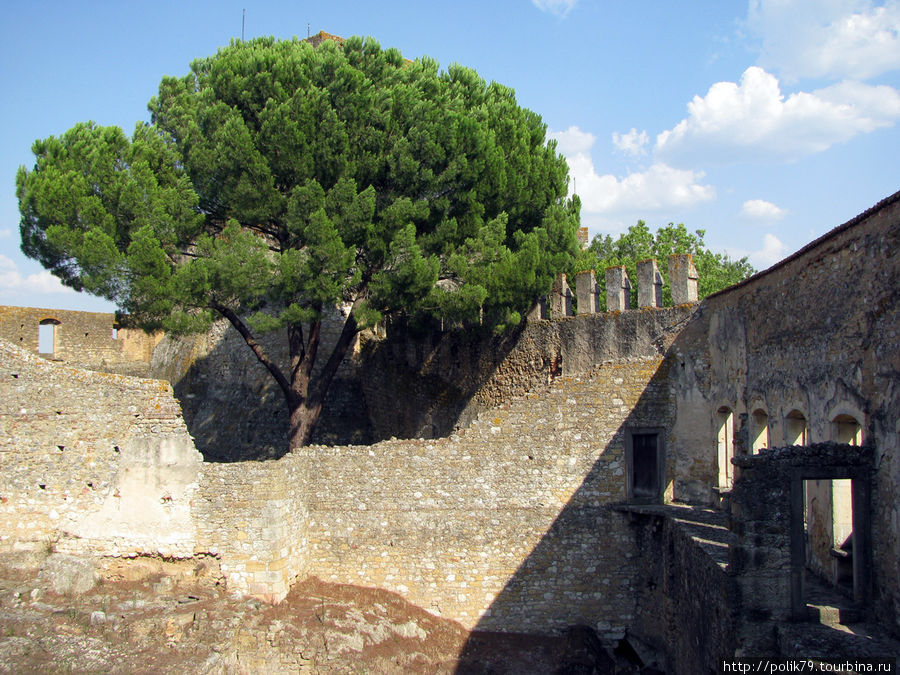 Развалины древнейших построек времен тамплиеров. Томар, Португалия