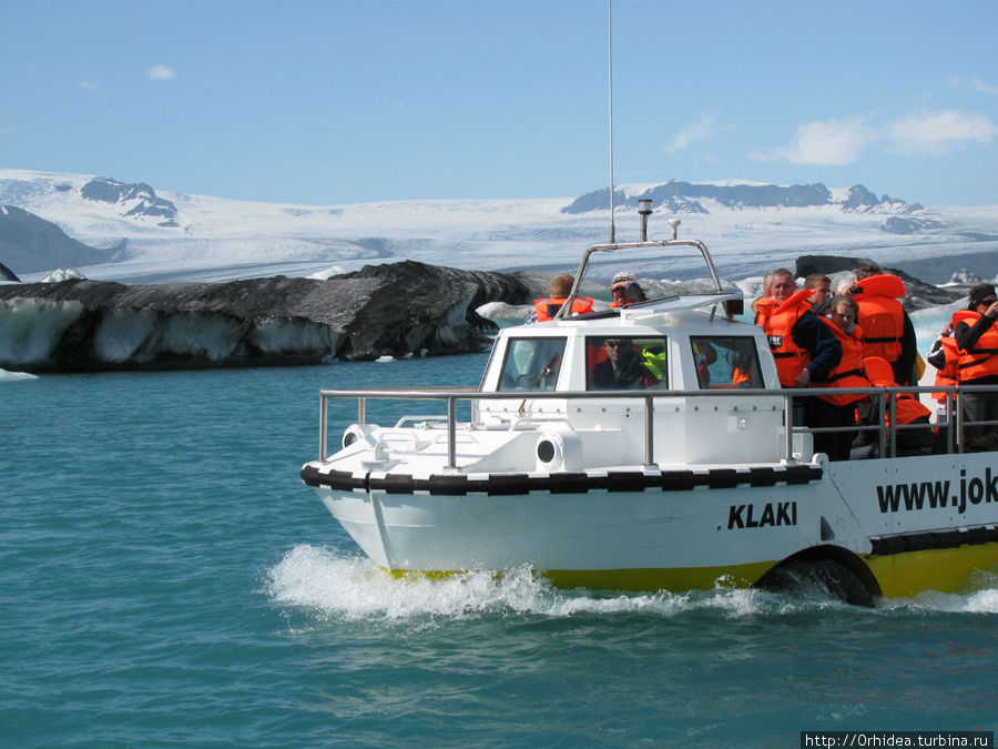 встретили коллег Йёкюльсаурлоун ледниковая лагуна, Исландия