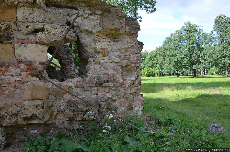 Башня-руина в Стрельне