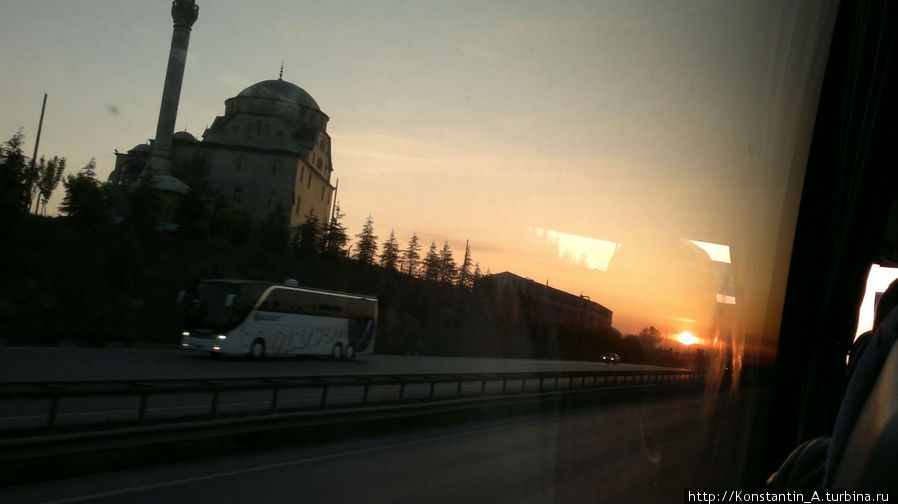 рассвет 2 мая на пути в Стамбул из Анталии Стамбул, Турция