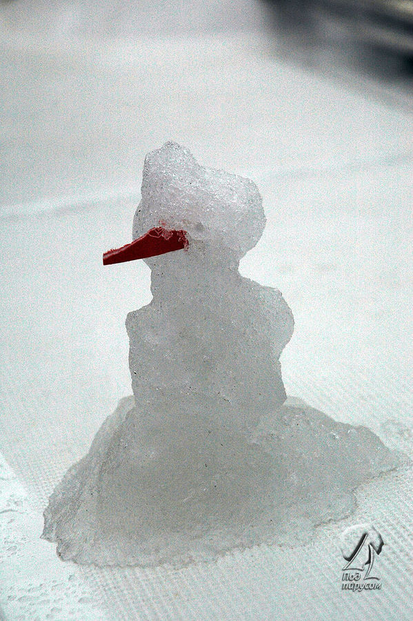 Снеговик на палубе — действительно это была регата отмороженных Бар, Черногория