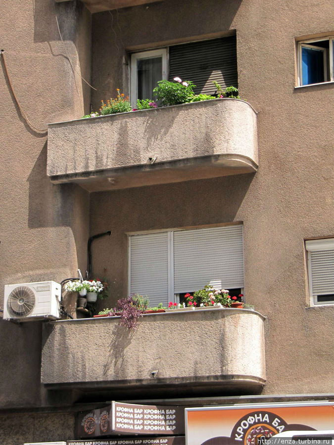 Белград. Об окнах, балконах и цветах Белград, Сербия