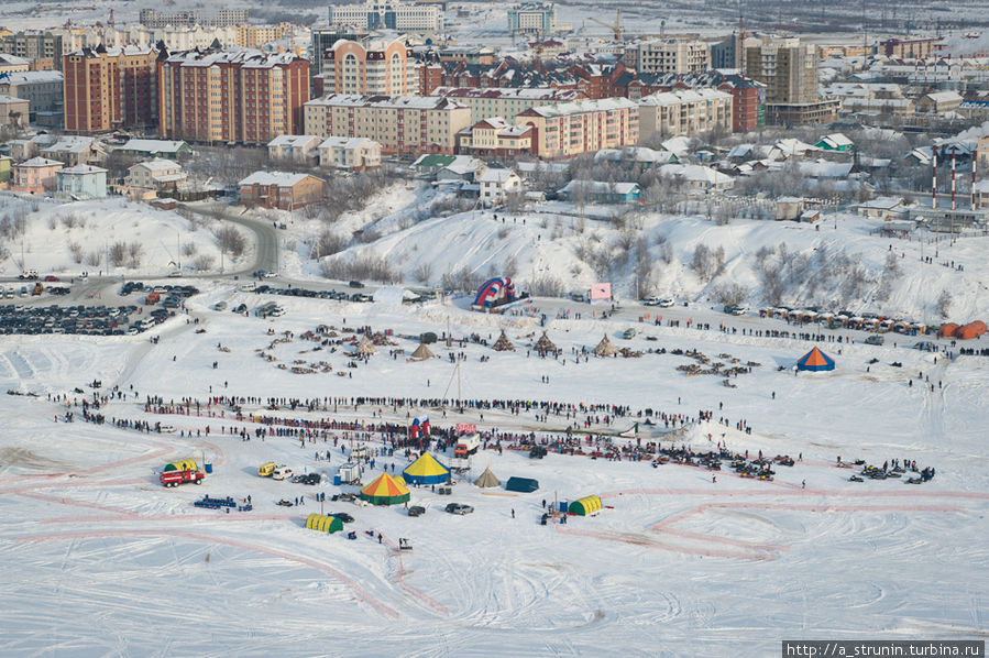 В Салехард на снегоходе Салехард, Россия