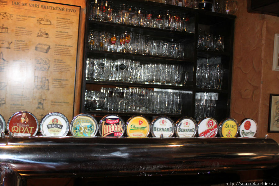 Бар Beer Museum, Там есть, наверное, все сорта чешского пива! Прага, Чехия
