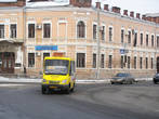 Автобус БАЗ-2215 на Харьковской набережной.