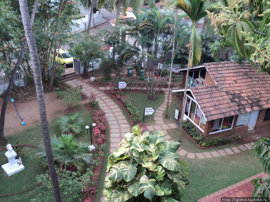 Вид с балкона. Бага, Индия
