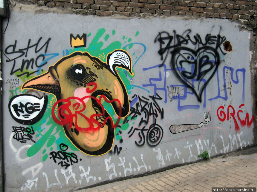 Сербские граффити Сербия