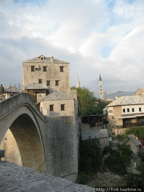 Мост, вид в профиль Мостар, Босния и Герцеговина
