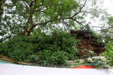 Полуразрушенная ступа в Ват Си Мыанг