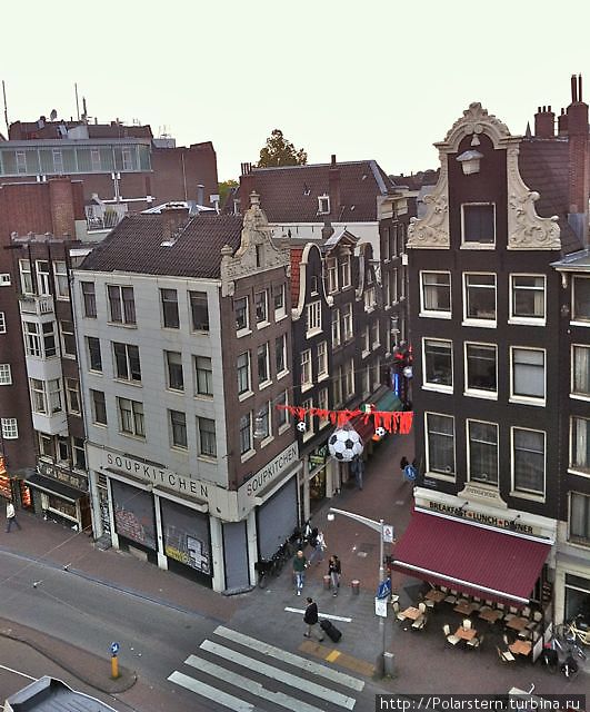 вид из окна Амстердам, Нидерланды