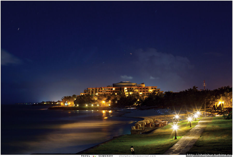 Melia Varadero ночью. Melia Varadero ночью.