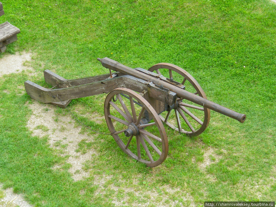 Старинные пушки защищавшие крепость Эгер, Венгрия