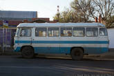 Общественный транспорт в Майкопе бывает трех видов: маршрутки, автобусы и троллейбусы. Первые — традиционные ГАЗели, причем, в большинстве, дорестайлинговые. Автобусы почти все старые, есть даже экземпляры старше ЛиАЗов-677. А троллейбусы — самые обычные ЗиУ, в республике их 50 штук.