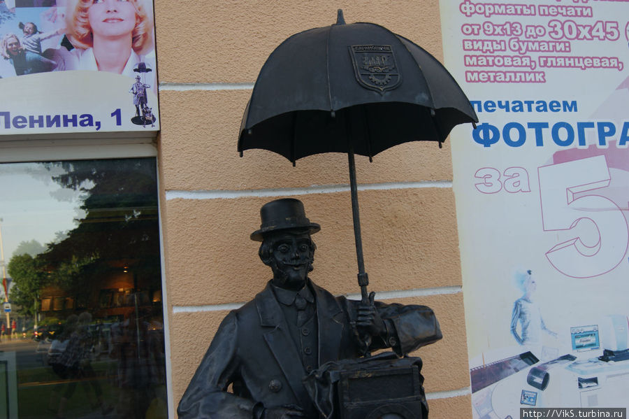 Скульптура фотографа Барановичи, Беларусь