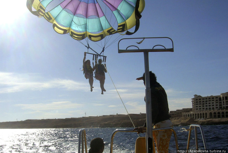 Полёт над морем Шарм-Эль-Шейх, Египет