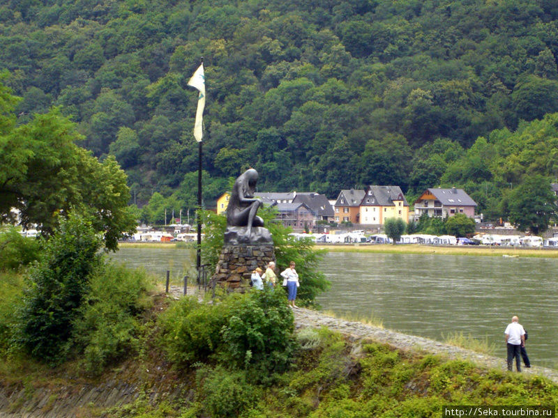 Памятник Лореляй (2008г.) Земля Рейнланд-Пфальц, Германия
