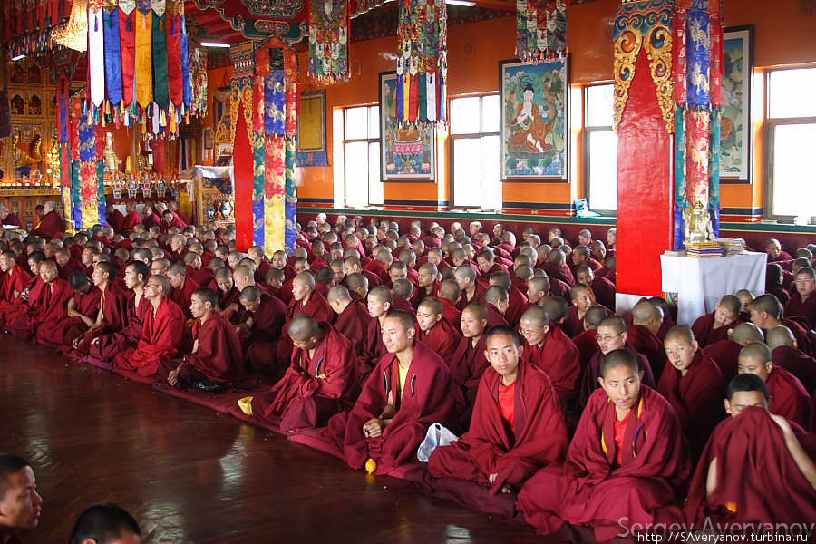 Монастырь Копан Гомпа. Коллективная практика Катманду, Непал
