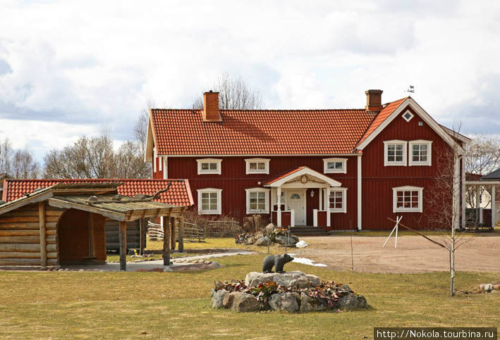 Здесь делают символ Швеции-деревянную Далекарлийскую лошадку Нуснес, Швеция