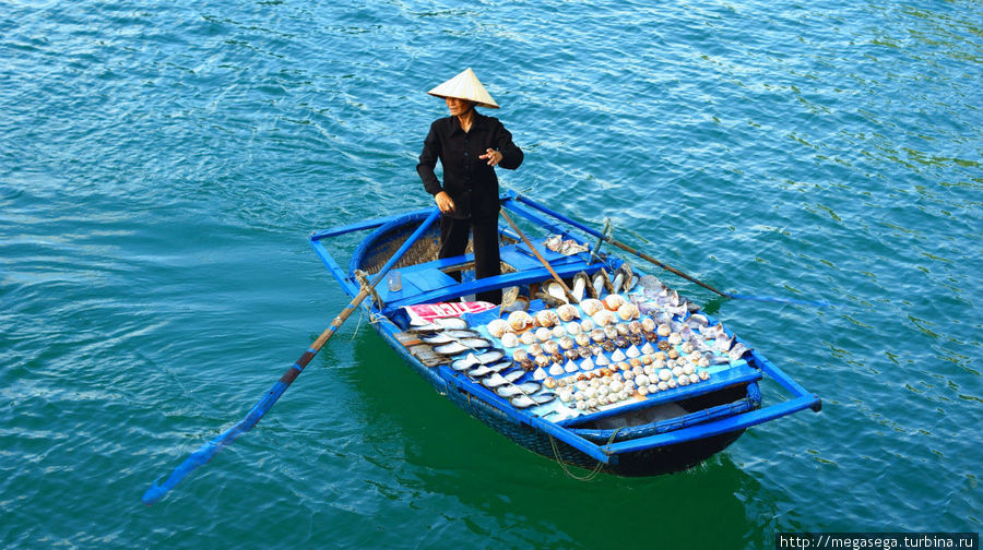 Торговля сувенирами Халонг бухта, Вьетнам