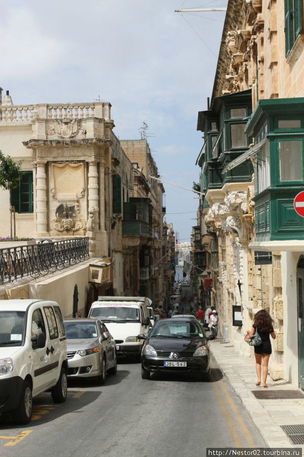 Валетта. Улица. Сицилия, Италия