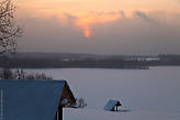 Озеро Масельгское. Закат.